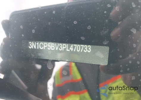 2023 Nissan Kicks S Xtronic Cvt z USA, uszkodzony, nr VIN 3N1CP5BV3PL470733